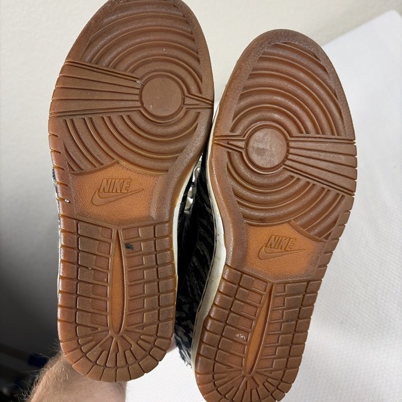 Nike Sky Dunk Hi Armory Navy Blue Womes Hidden Wedge Heel Shoes 585560 Size 8 - Picture 6 of 8